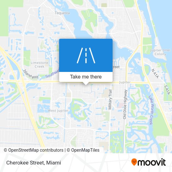 Mapa de Cherokee Street