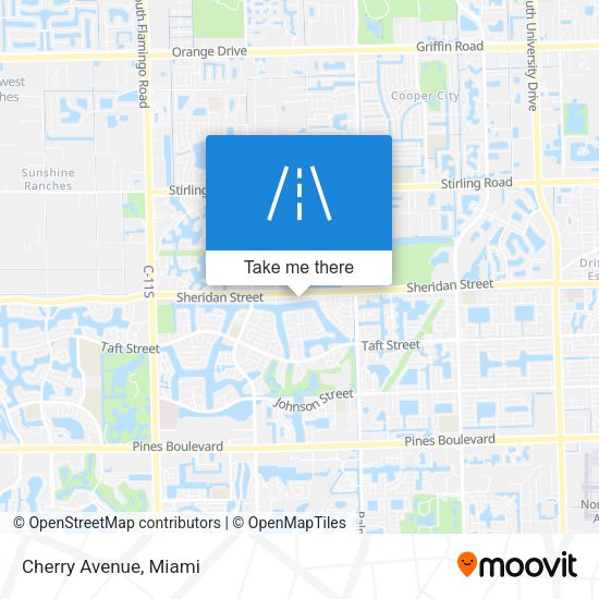 Mapa de Cherry Avenue