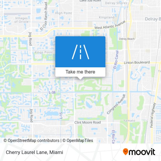Mapa de Cherry Laurel Lane