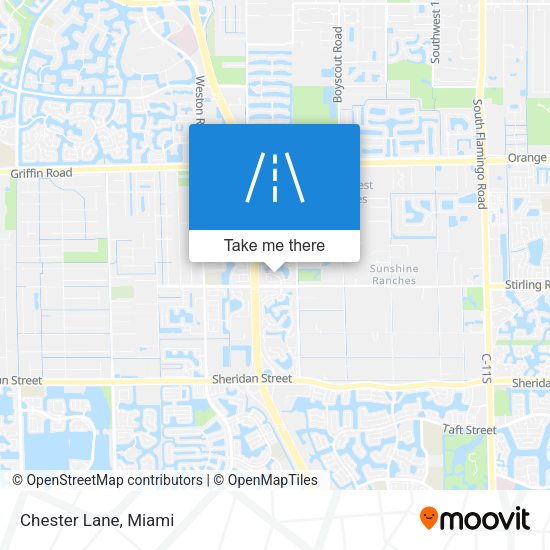Mapa de Chester Lane