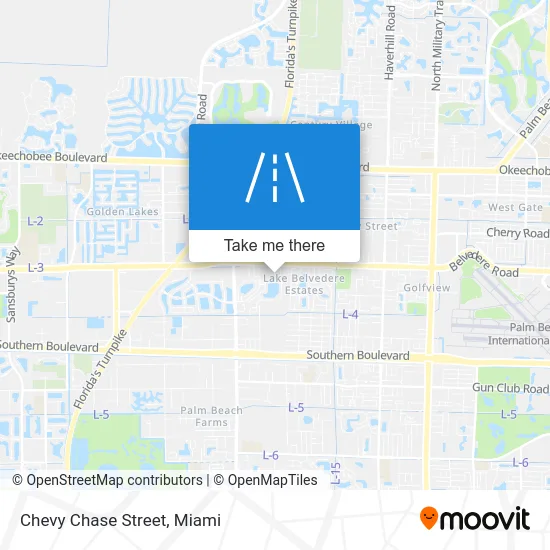 Chevy Chase Street map