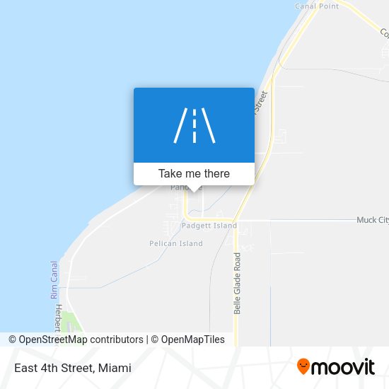Mapa de East 4th Street