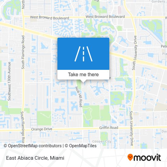 Mapa de East Abiaca Circle
