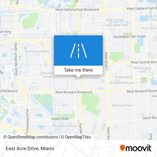 Mapa de East Acre Drive