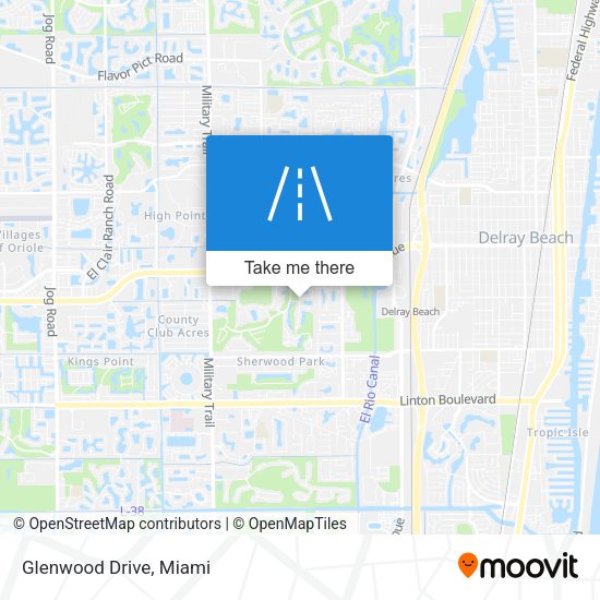 Mapa de Glenwood Drive