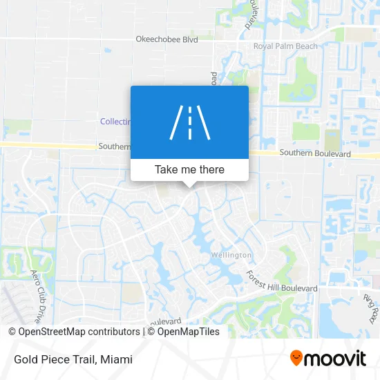 Gold Piece Trail map