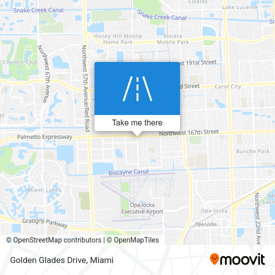 Mapa de Golden Glades Drive