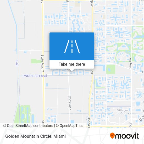 Golden Mountain Circle map