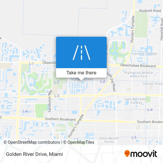 Mapa de Golden River Drive