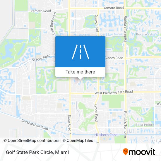 Mapa de Golf State Park Circle