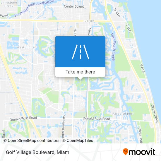 Mapa de Golf Village Boulevard