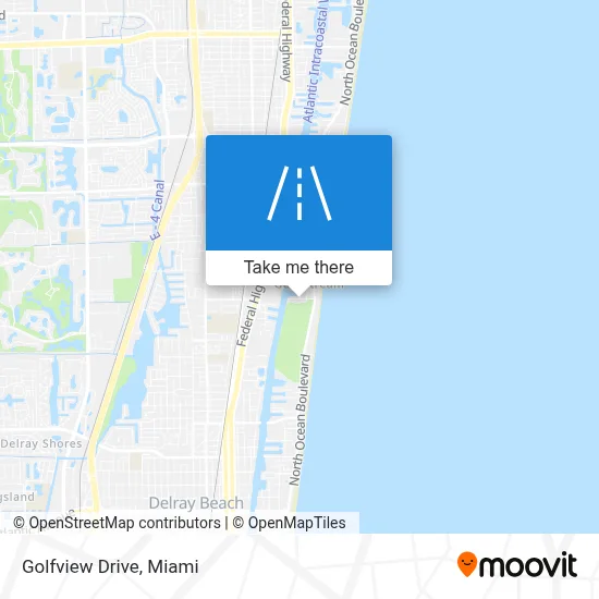 Golfview Drive map
