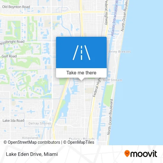 Lake Eden Drive map