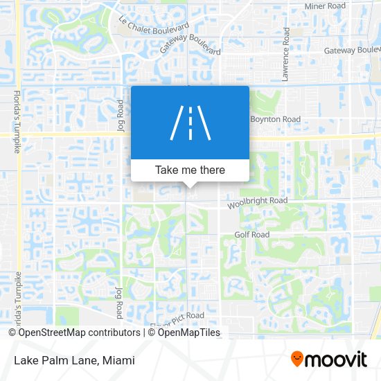 Mapa de Lake Palm Lane