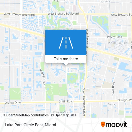 Lake Park Circle East map