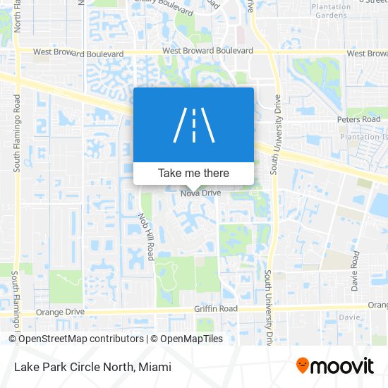 Lake Park Circle North map