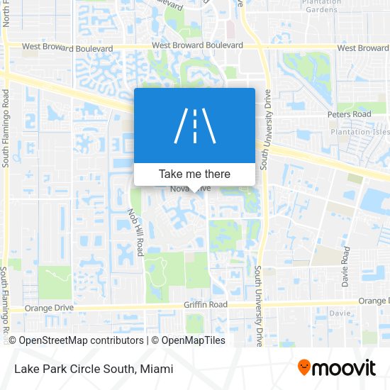 Mapa de Lake Park Circle South