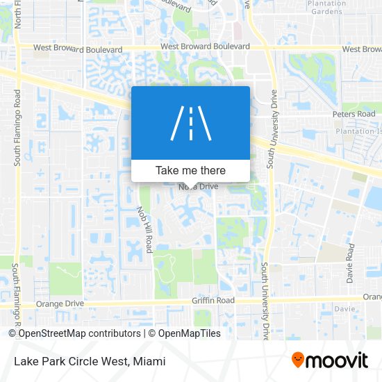 Lake Park Circle West map