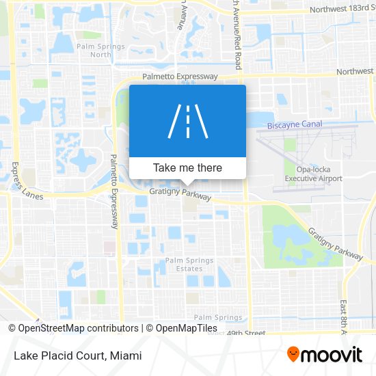 Mapa de Lake Placid Court