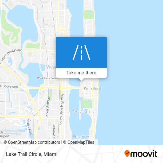Lake Trail Circle map
