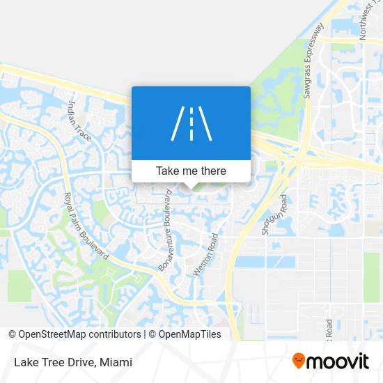 Lake Tree Drive map