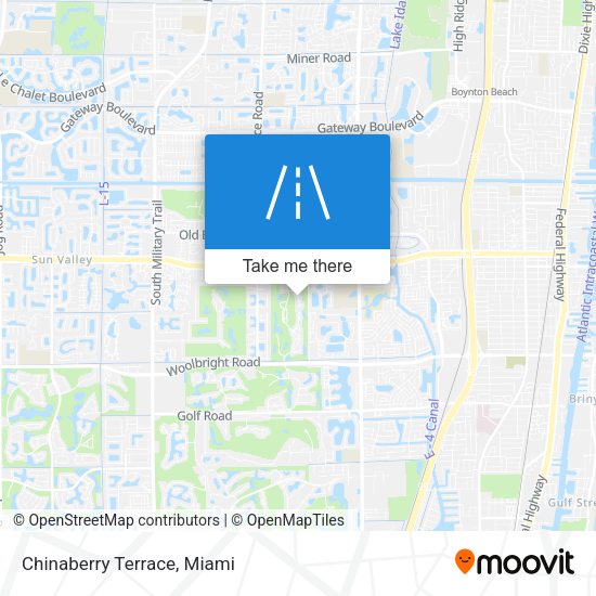 Chinaberry Terrace map