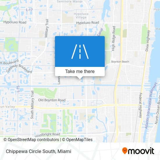 Chippewa Circle South map