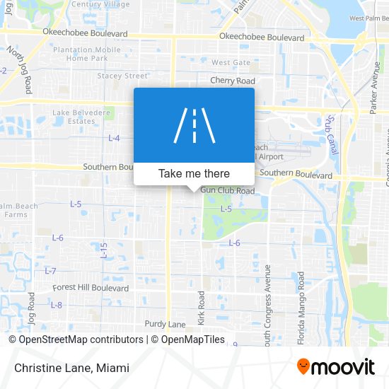 Mapa de Christine Lane