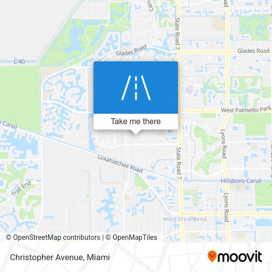Mapa de Christopher Avenue