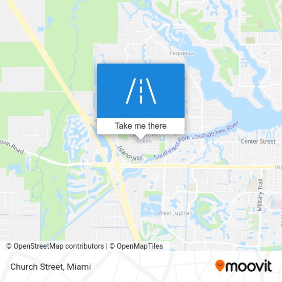Mapa de Church Street