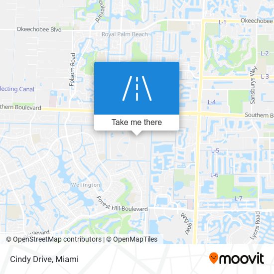 Cindy Drive map