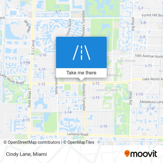 Mapa de Cindy Lane