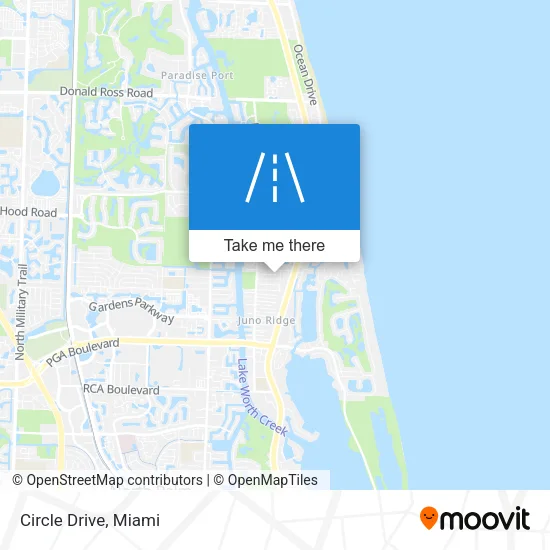 Circle Drive map