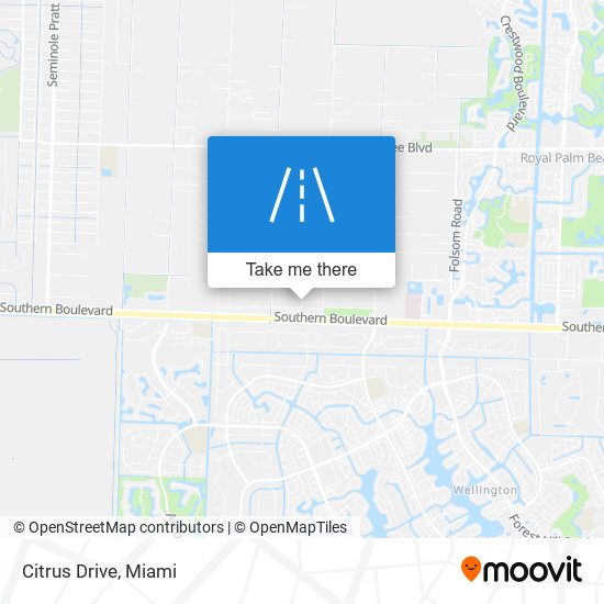 Citrus Drive map