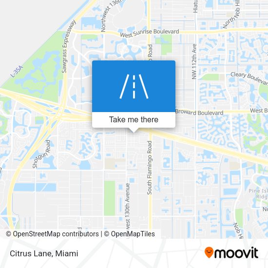 Mapa de Citrus Lane