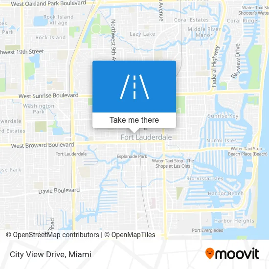 City View Drive map