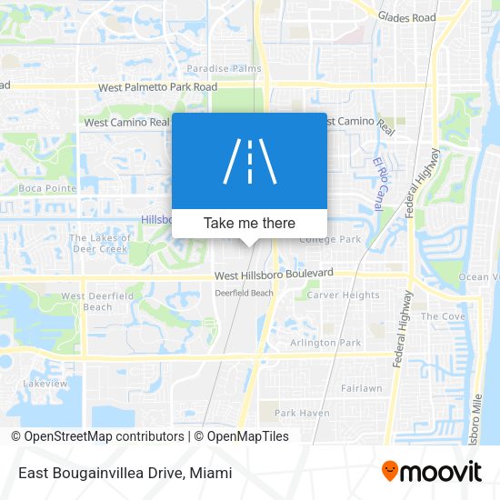 Mapa de East Bougainvillea Drive
