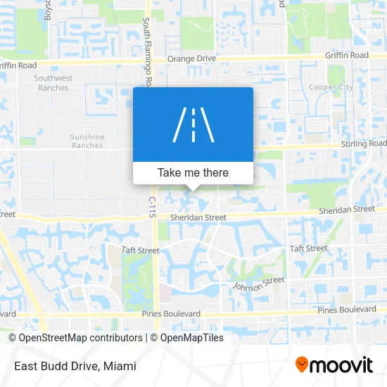 East Budd Drive map