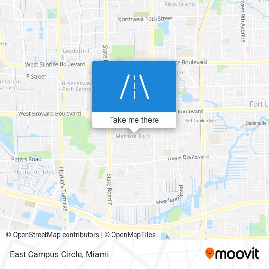 East Campus Circle map