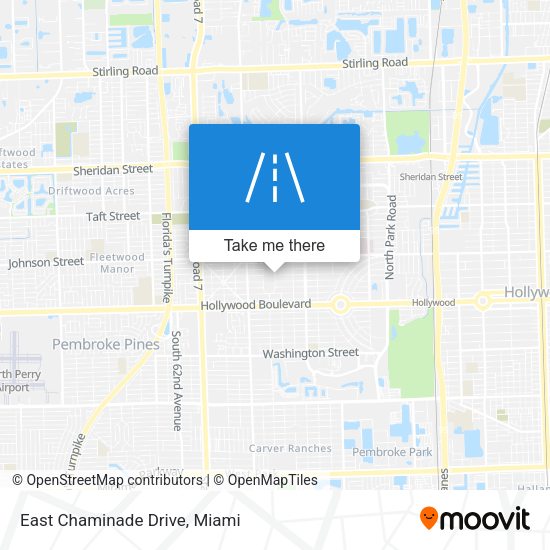 Mapa de East Chaminade Drive
