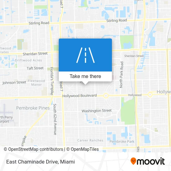 East Chaminade Drive map