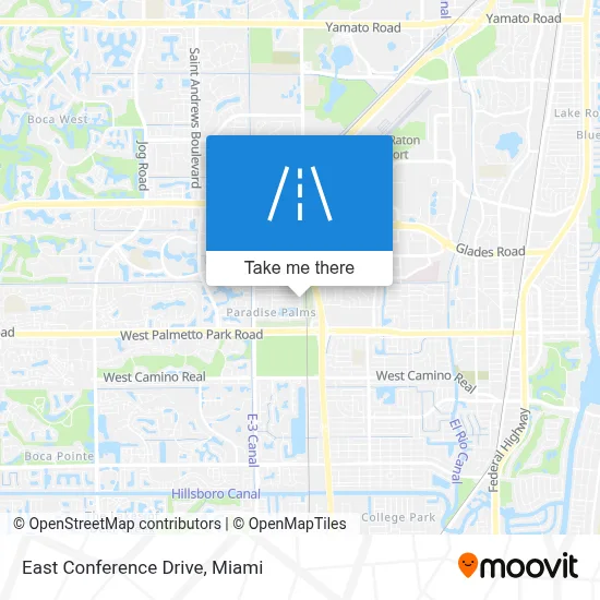 East Conference Drive map