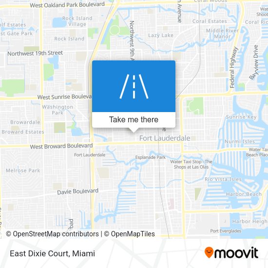 Mapa de East Dixie Court