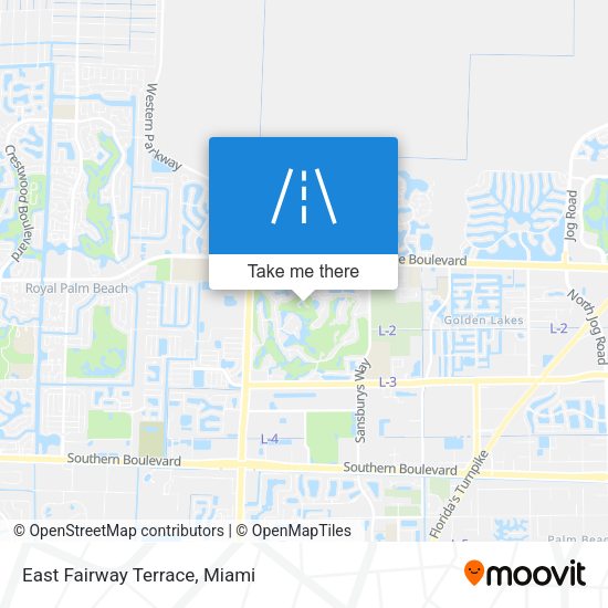 Mapa de East Fairway Terrace