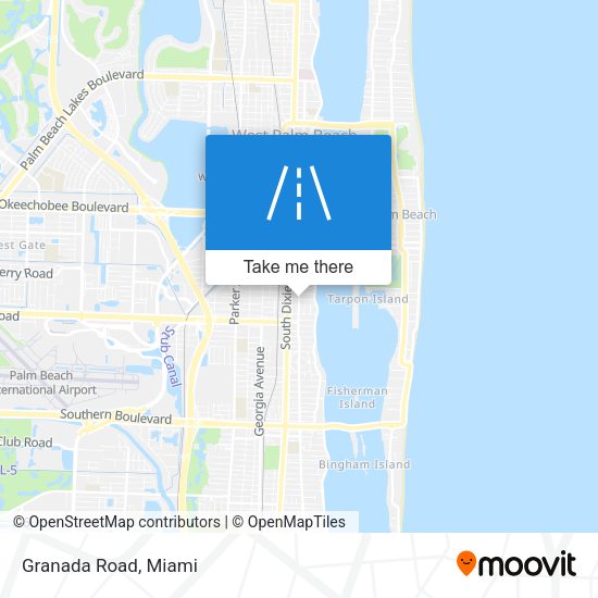 Mapa de Granada Road