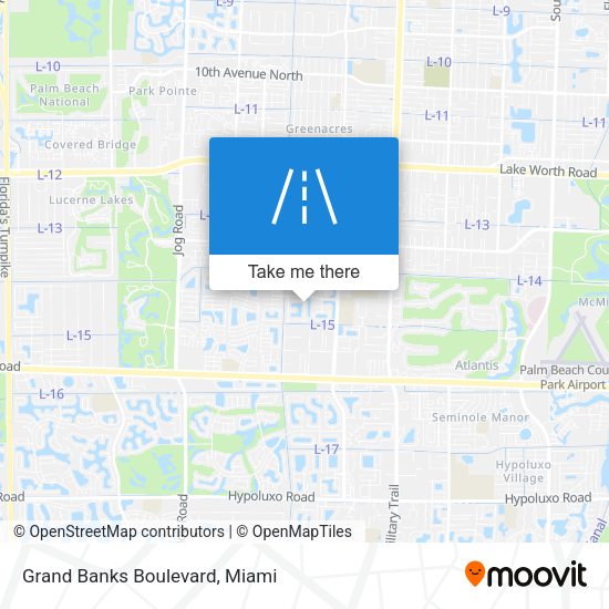 Mapa de Grand Banks Boulevard