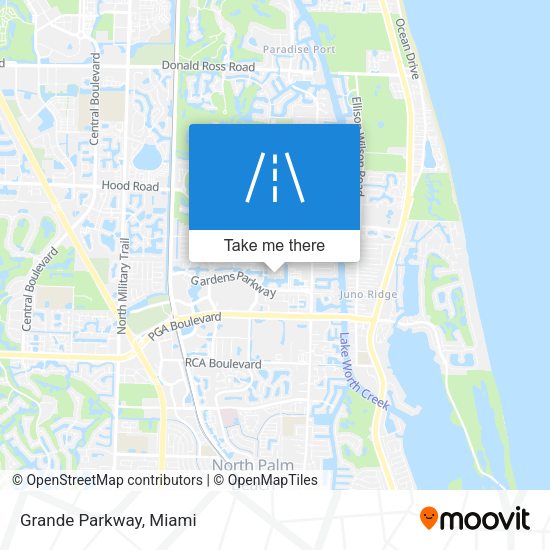 Mapa de Grande Parkway
