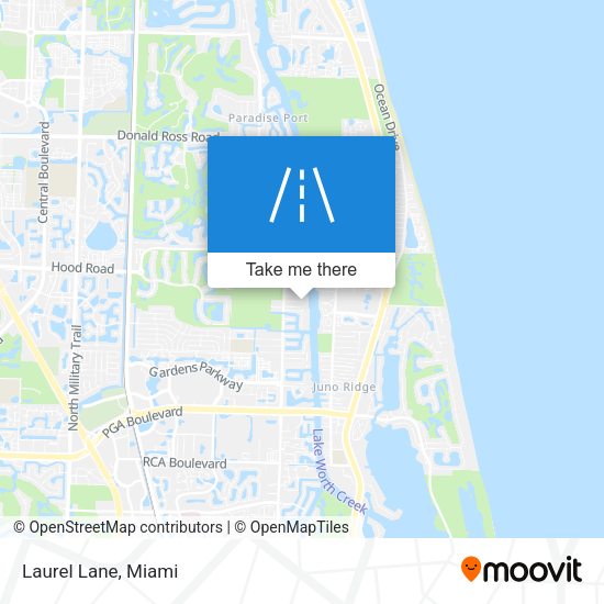 Mapa de Laurel Lane