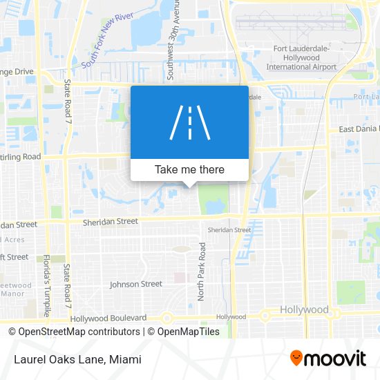 Mapa de Laurel Oaks Lane