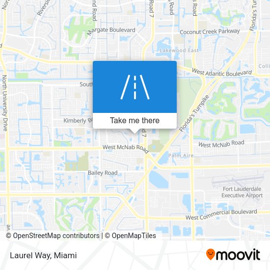 Mapa de Laurel Way